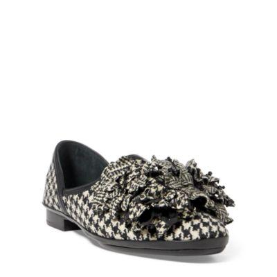 Ralph Lauren Olene Houndstooth Wool Flat Black/cream
