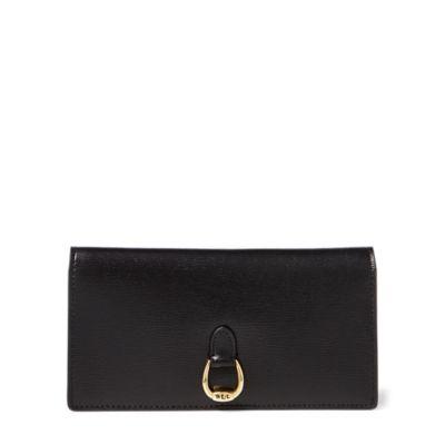 Ralph Lauren Slim Leather Wallet Black