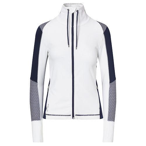 Ralph Lauren Golf Color-blocked Full-zip Jacket White