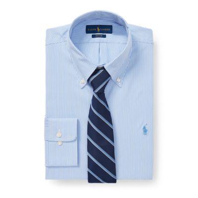 Ralph Lauren Slim Fit Oxford Shirt Blue/white