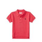 Ralph Lauren Cotton Mesh Polo Shirt Tropic Pink 3m