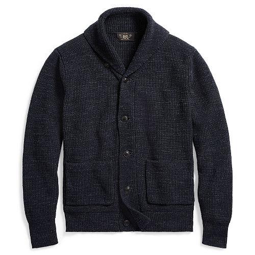 Ralph Lauren Rrl Cotton Shawl-collar Cardigan