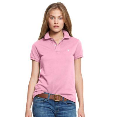 Ralph Lauren Classic Fit-short Sleeve-knit Carmel Pink