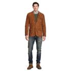 Polo Ralph Lauren Suede Three-button Jacket Hunter Brown