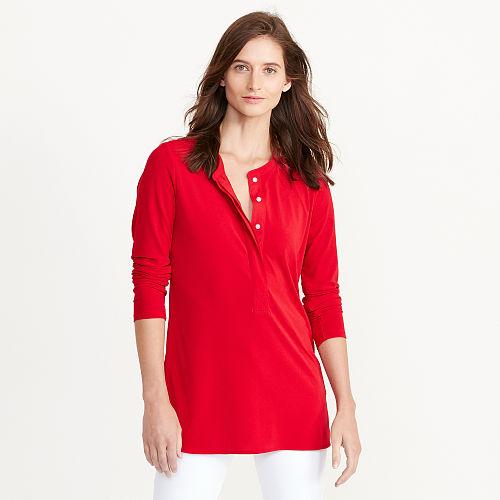 Ralph Lauren Lauren Stretch Jersey Top