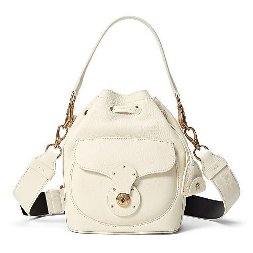 Ralph Lauren Small Ricky Drawstring Bag Bone