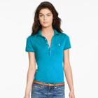 Ralph Lauren Women's Polo Shirt Maui Blue