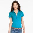 Ralph Lauren Women's Polo Shirt Maui Blue