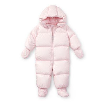 Ralph Lauren Quilted Down Snowsuit Hint Of Pink 3m
