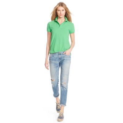 Ralph Lauren Classic Fit-short Sleeve-knit Bright Grass