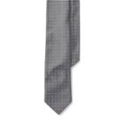 Polo Ralph Lauren Polka-dot Silk Repp Tie Silver