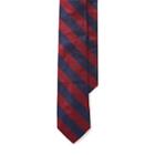 Polo Ralph Lauren Striped Silk Repp Narrow Tie Navy/red