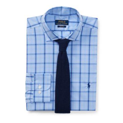 Ralph Lauren Classic Fit Easy Care Shirt Cornflower/navy Multi
