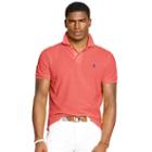 Polo Ralph Lauren Custom-fit Mesh Polo Shirt Starboard Red