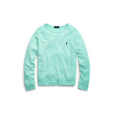 Ralph Lauren Cotton Spa Terry Sweatshirt Bayside Green