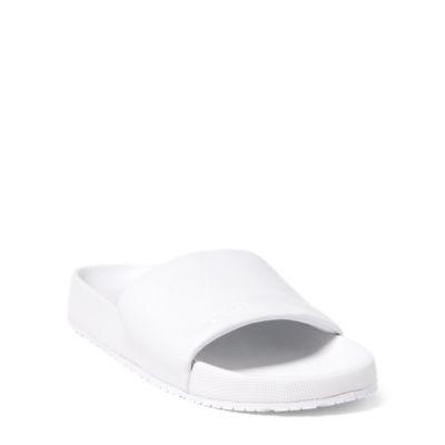 Ralph Lauren Cayson Pool Slide Sandal White