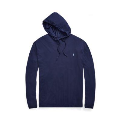 Ralph Lauren Cotton Jersey Hoodie Newport Navy 4xl Tall