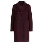 Ralph Lauren Wool-blend Coat Burgundy