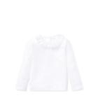Ralph Lauren Ruffled Cotton Interlock Top White 12m