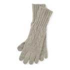 Ralph Lauren Cable Wool-cashmere Gloves Light Vintage Heather