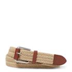 Polo Ralph Lauren Braided Waxed Cotton Belt Natural