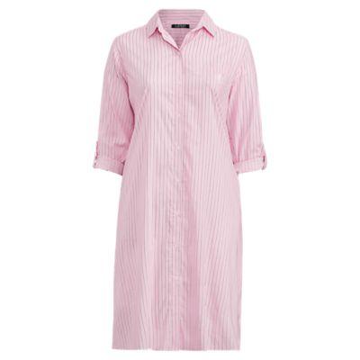 Ralph Lauren Striped Sateen Sleep Shirt Pink Stp