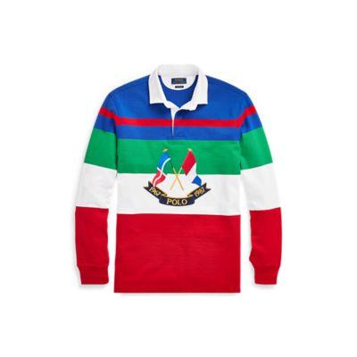 Ralph Lauren Cp-93 Classic Fit Rugby Shirt Cruise Royal Multi