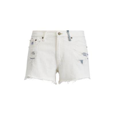 Ralph Lauren Cutoff Denim Short White