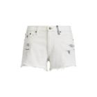 Ralph Lauren Cutoff Denim Short White