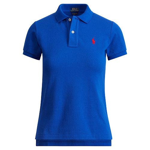 Polo Ralph Lauren Skinny Fit Cotton Mesh Polo Deep Royal