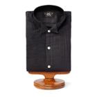 Ralph Lauren Cotton Sateen Tuxedo Shirt Sulphur Black