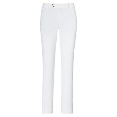 Ralph Lauren Straight Stretch Sateen Pant White
