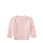 Ralph Lauren Cable-knit Cashmere Sweater Morning Pink 3m