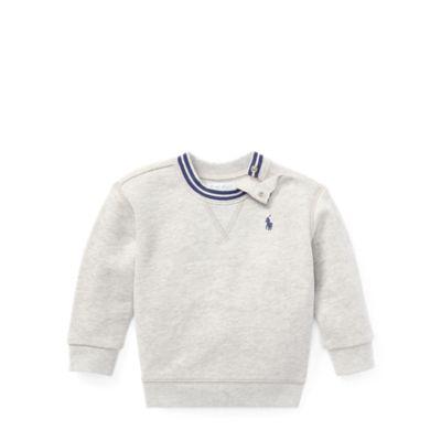 Ralph Lauren Cotton-blend-fleece Sweatshirt Lt Sport Heather 9m