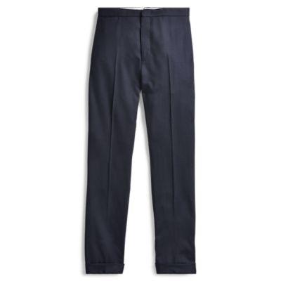 Ralph Lauren Birdseye Wool Trouser Navy
