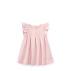 Ralph Lauren Ruffled Ponte Dress & Bloomer Hint Of Pink 3m