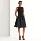 Ralph Lauren Lauren Fit-and-flare Dress Black-black