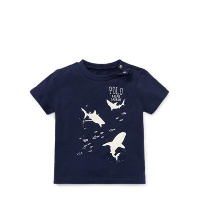 Ralph Lauren Cotton Jersey Graphic T-shirt Newport Navy 3m