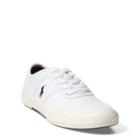 Ralph Lauren Tyrian Canvas Low-top Sneaker Pure White