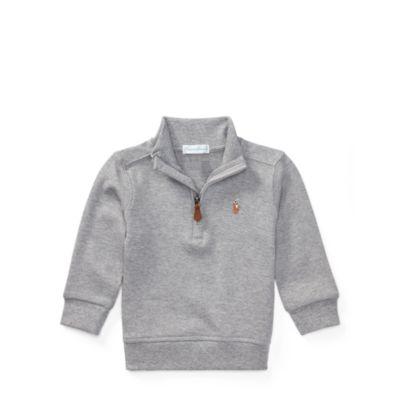 Ralph Lauren Cotton Half-zip Pullover Andover Heather 3m