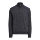 Ralph Lauren Merino Wool Full-zip Sweater Avery Heather