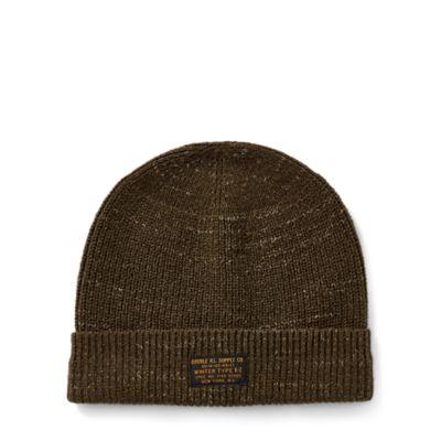 Ralph Lauren Cotton-wool Watch Cap Olive Drab