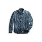 Ralph Lauren Repaired Denim Workshirt Pioneer Wash