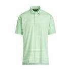 Ralph Lauren Active Fit Jersey Polo Shirt Green/white Gingham