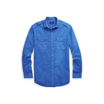 Ralph Lauren Classic Fit Twill Shirt Heritage Blue