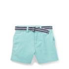 Ralph Lauren Belted Stretch Chino Short Parakeet 6m