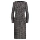 Ralph Lauren Print Stretch Jersey Dress Black/grey/multi
