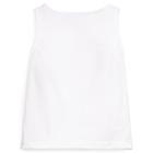 Ralph Lauren Lauren Embroidered-panel Jersey Top White