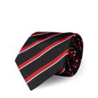 Ralph Lauren Striped Silk Repp Tie Black/red/white