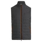 Ralph Lauren Water-repellent Twill Vest Avery Heather